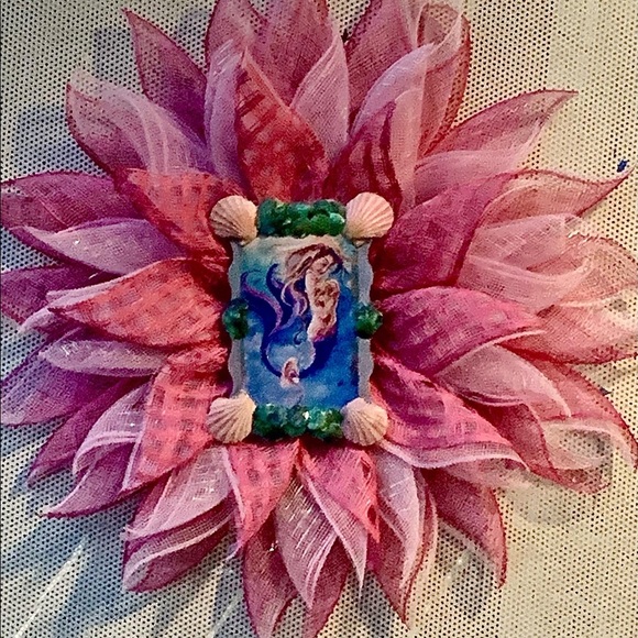 OOAK Seahorse Art / Nautical Wreath - Picture 7 of 7